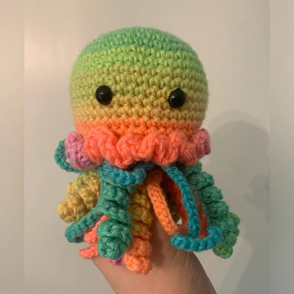 🪼 NEW Handmade Crocheted Jellyfish Stuffed Animal 🪼 - Picture 2 of 10